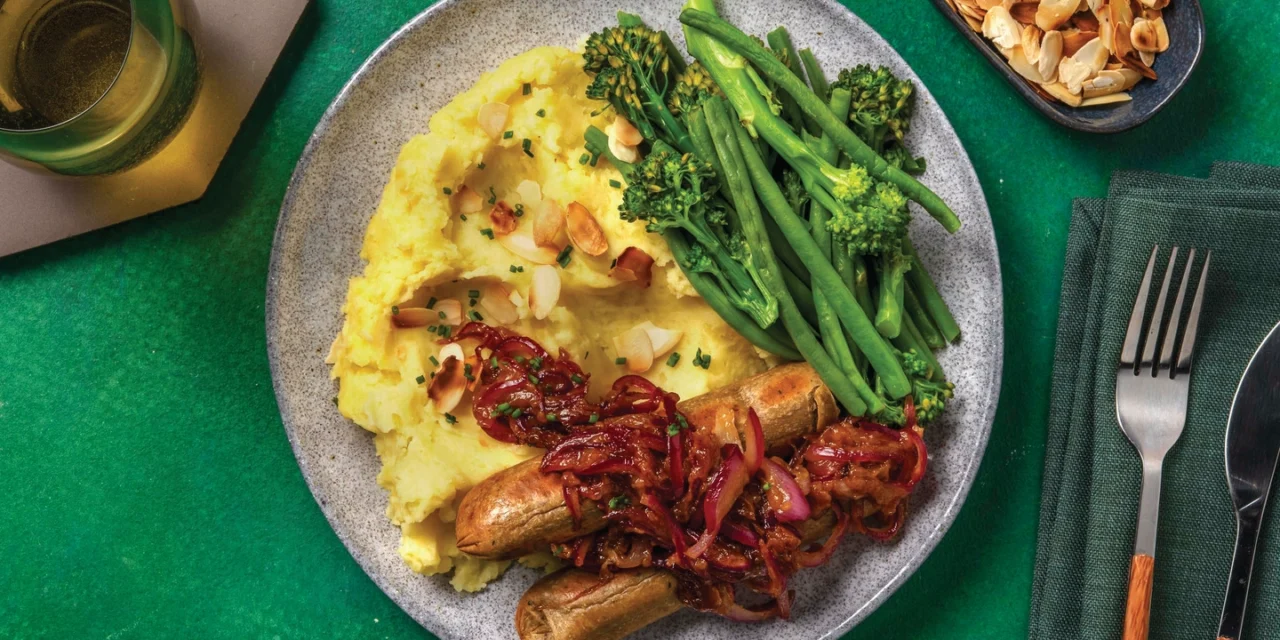 Chicken Herb Sausage & Mashed Potatoes